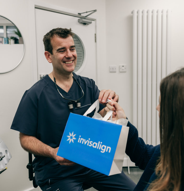 3. Custom aligners are made